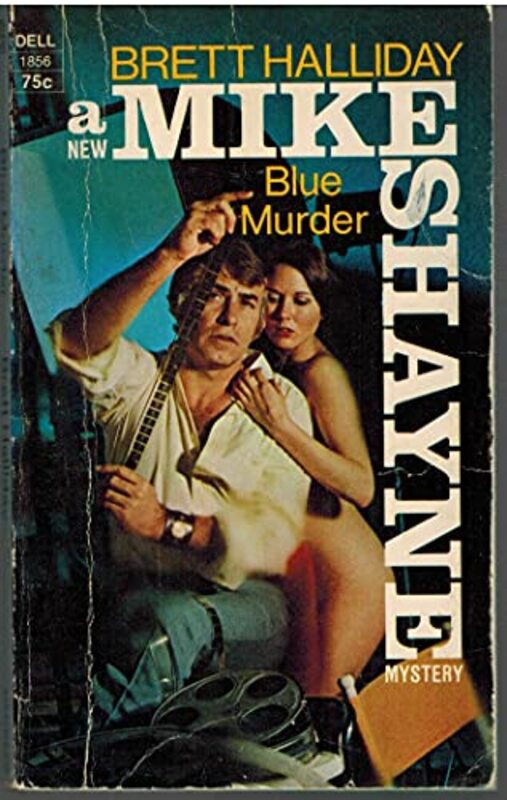 Book cover for "Blue Murder" by Brett Halliday