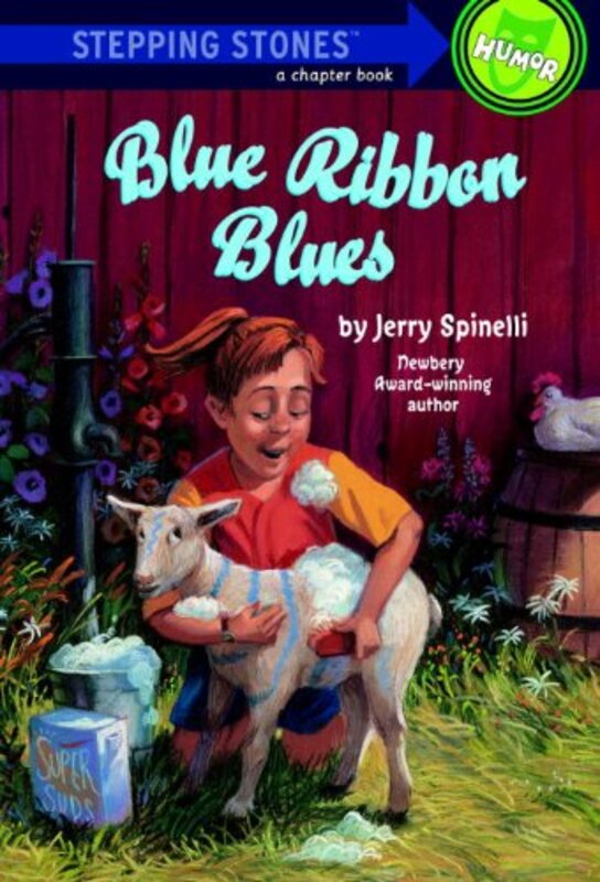 Book cover for "Blue Ribbon Blues" by Jerry Spinelli