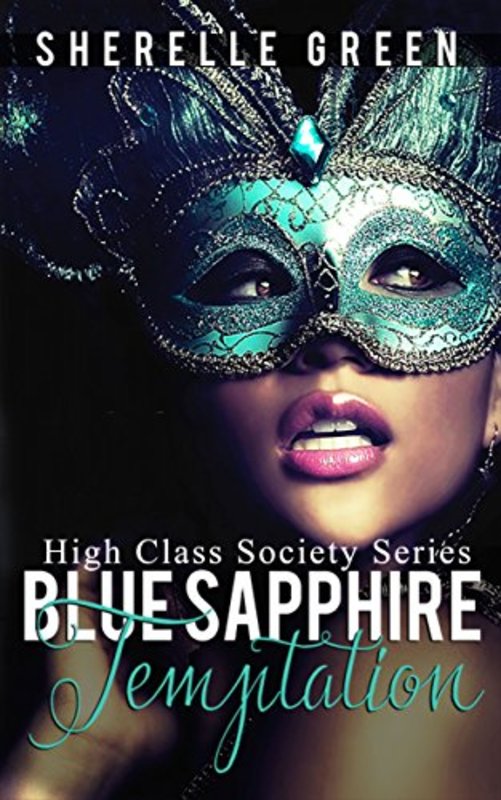 Book cover for "Blue Sapphire Temptation" by Sherelle Green