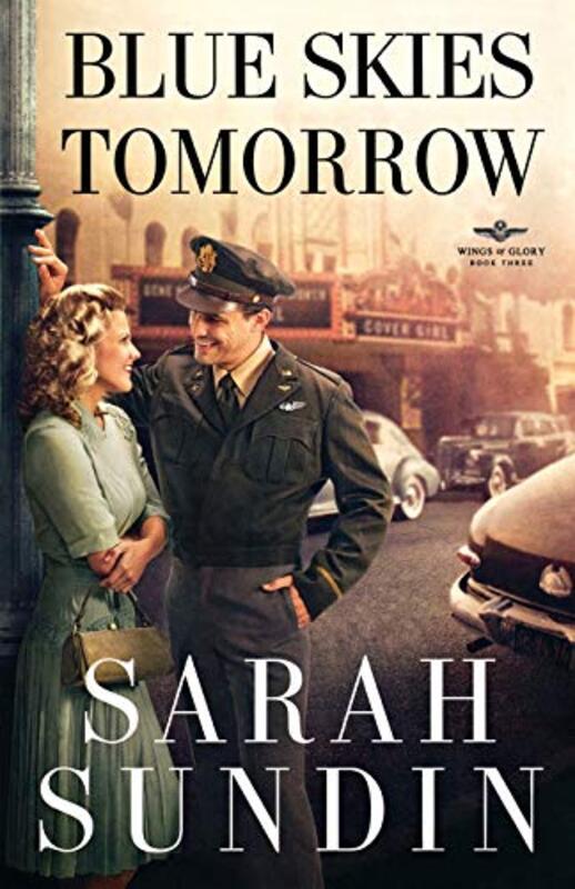 Book cover for "Blue Skies Tomorrow" by Sarah Sundin
