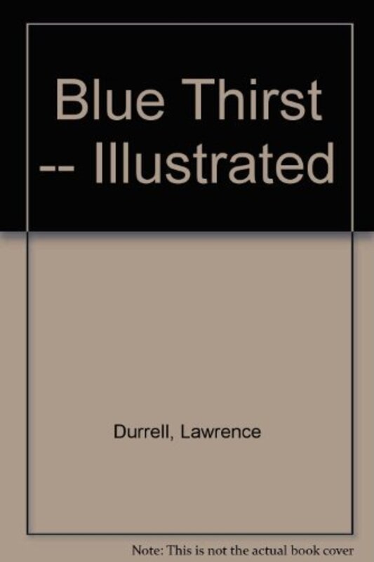 Book cover for "Blue Thirst" by Lawrence Durrell