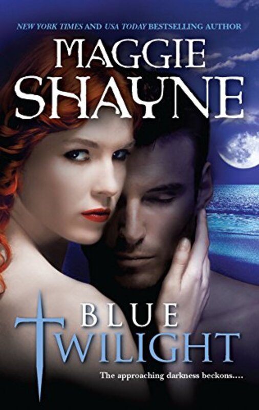 Book cover for "Blue Twilight" by Maggie Shayne