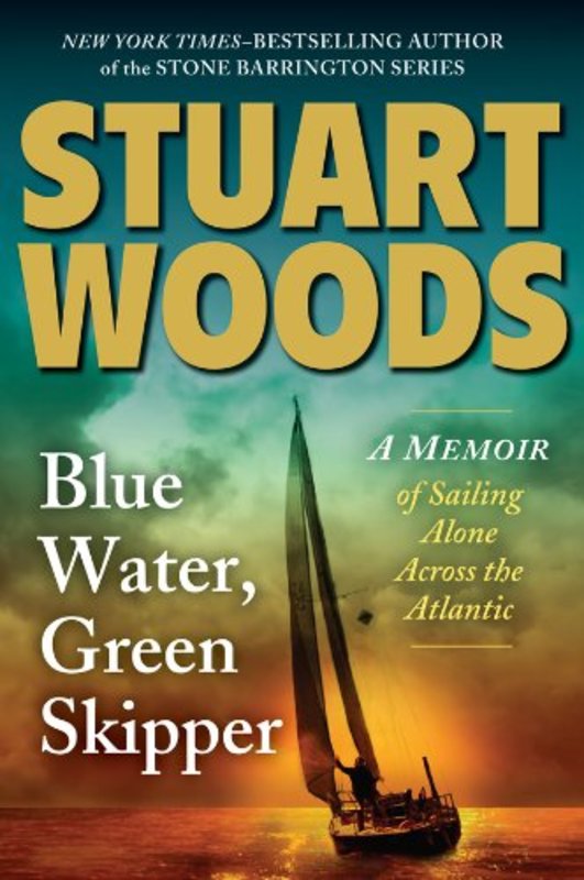 Book cover for "Blue Water, Green Skipper" by Stuart Woods