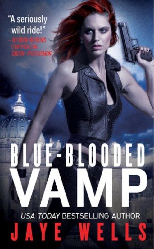 Book cover for "Blue-Blooded Vamp" by Jaye Wells