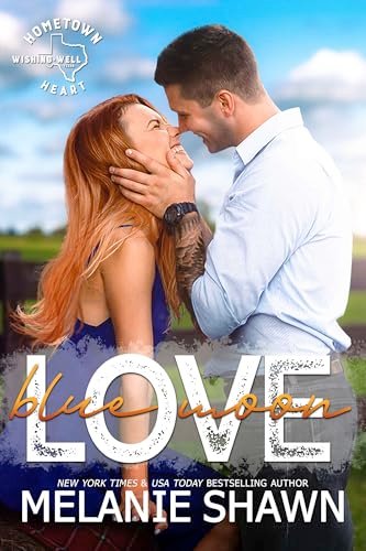 Book cover for "Blue Moon Love" by Melanie Shawn