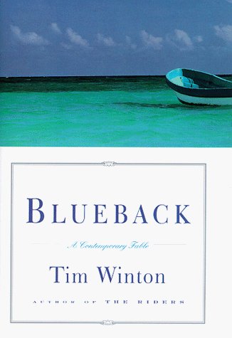 Book cover for "Blueback" by Tim Winton