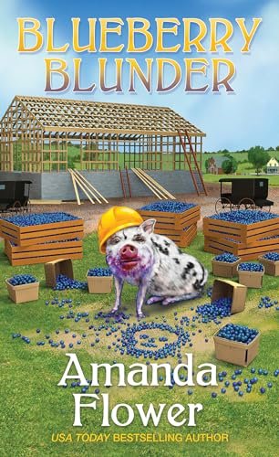 Book cover for "Blueberry Blunder" by Amanda Flower