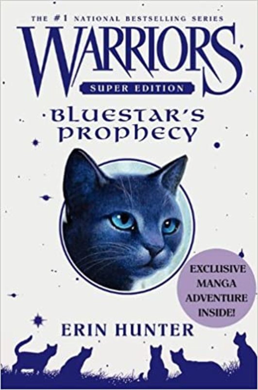 Book cover for "Bluestar's Prophecy" by Erin Hunter