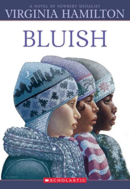 Book cover for "Bluish" by Virginia Hamilton