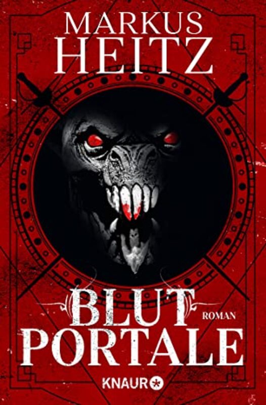 Book cover for "Blutportale" by Markus Heitz