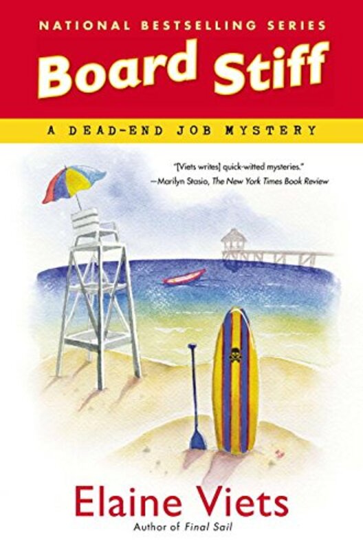 Book cover for "Board Stiff" by Elaine Viets