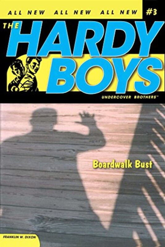 Book cover for "Boardwalk Bust" by Franklin W Dixon