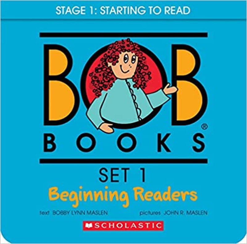 Book cover for "Bob Books, Set 1" by Bobby Lynn Maslen
