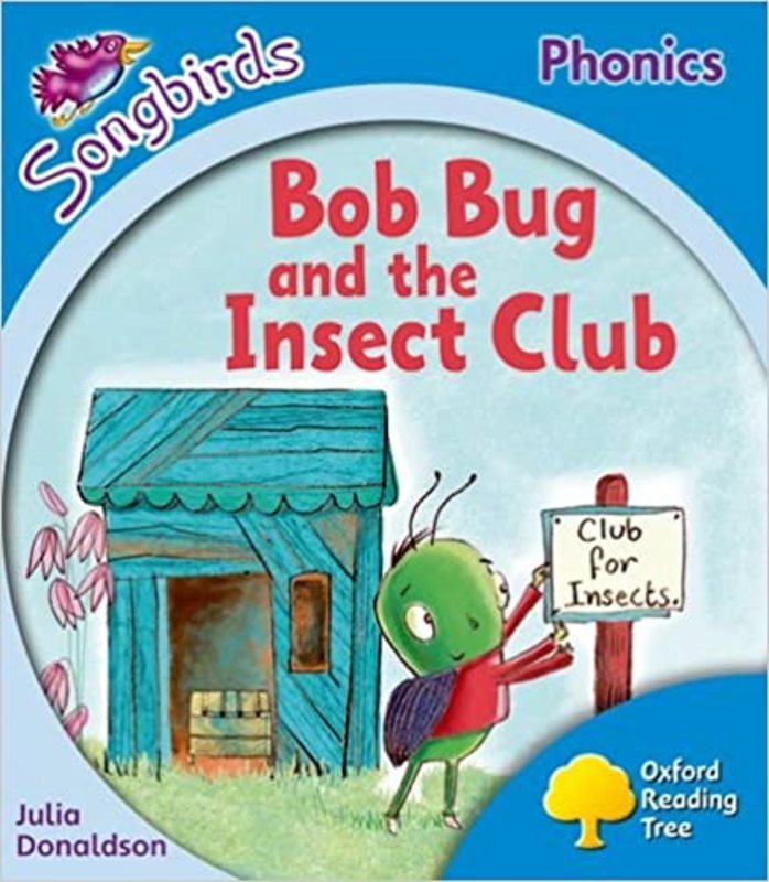 Book cover for "Bob Bug and the Insect Club" by Julia Donaldson