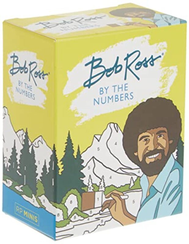 Book cover for "Bob Ross by the Numbers" by Bob Ross
