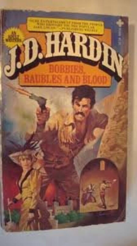 Book cover for "Bobbies, Baubles and Blood" by JD Hardin