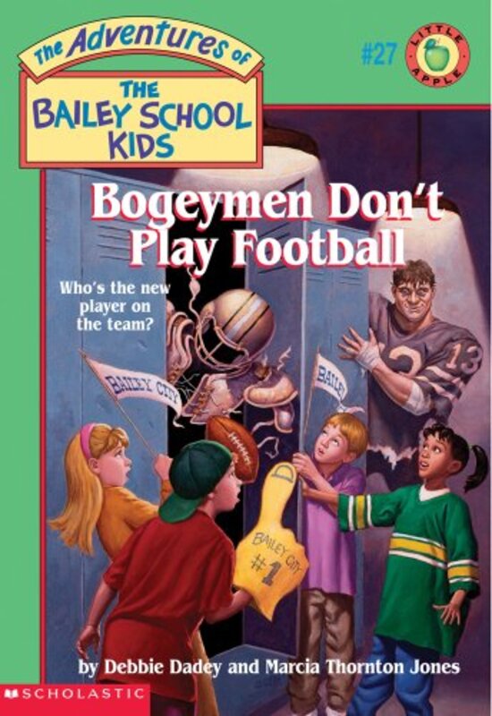 Book cover for "Bogeymen Don't Play Football" by Marcia Thornton Jones