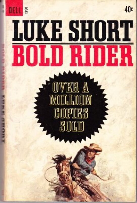 Book cover for "Bold Rider" by Luke Short