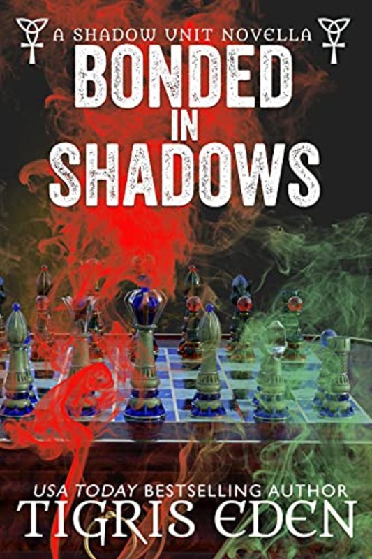 Book cover for "Bonded In Shadows" by Tigris Eden