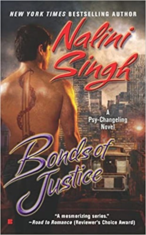 Book cover for "Bonds of Justice" by Nalini Singh