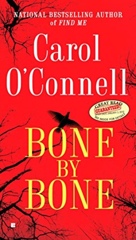 Book cover for "Bone By Bone" by Carol O'Connell