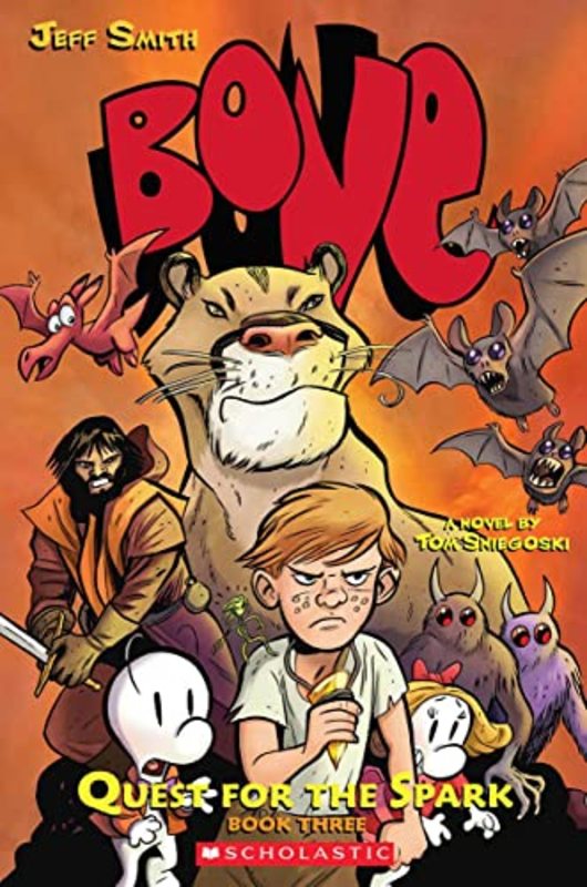 Book cover for "Bone: Quest for the Spark Vol. 3" by Thomas E Sniegoski
