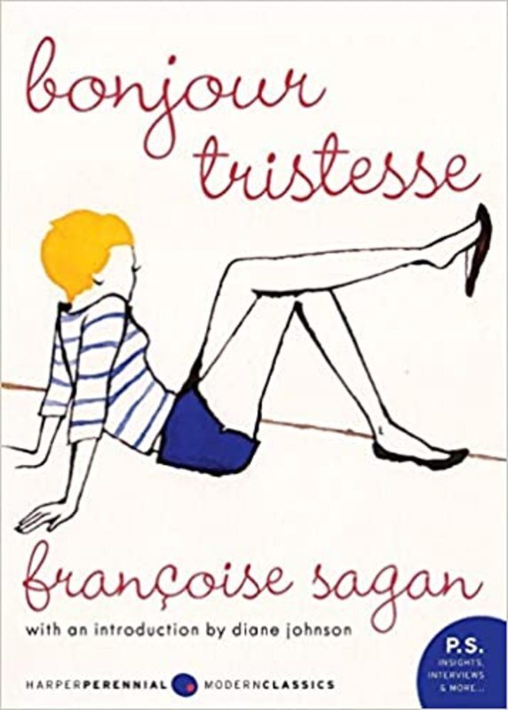 Book cover for "Bonjour Tristesse" by Francoise Sagan