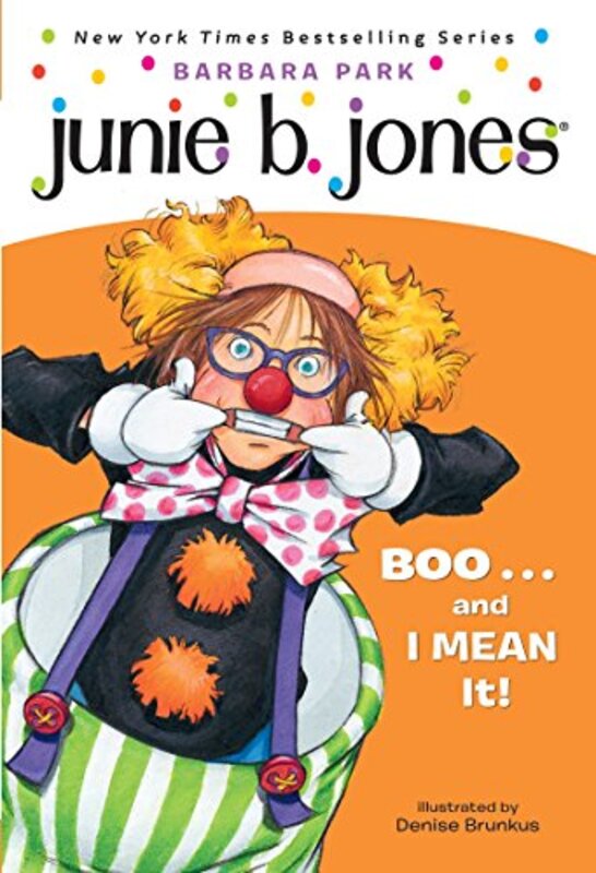 Book cover for "Boo...and I Mean it!" by Barbara Park