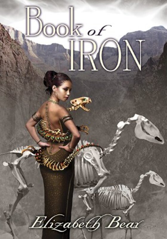 Book cover for "Book of Iron" by Elizabeth Bear
