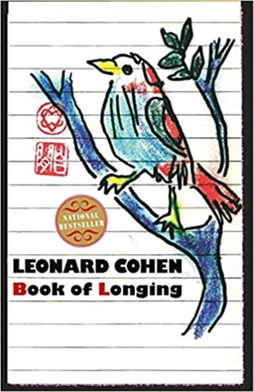 Book cover for "Book of Longing" by Leonard Cohen