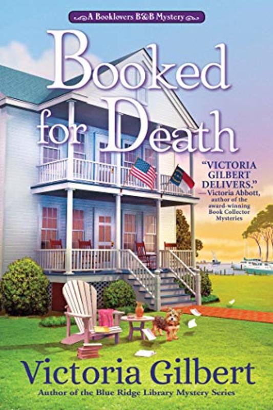 Book cover for "Booked for Death" by Victoria Gilbert