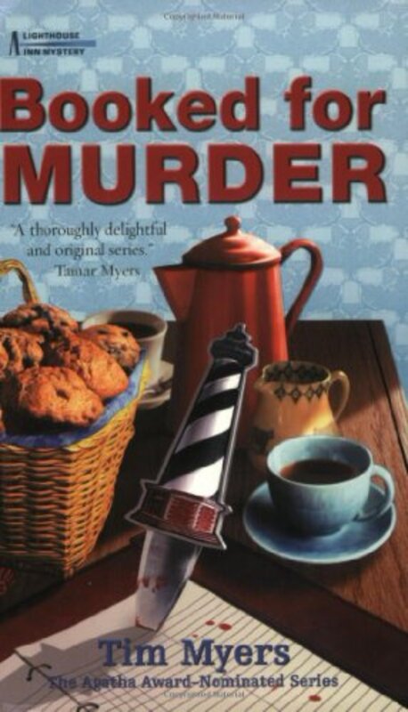 Book cover for "Booked for Murder" by Tim Myers