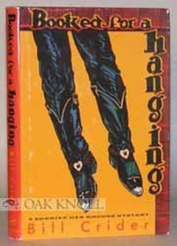 Book cover for "Booked for a Hanging" by Bill Crider