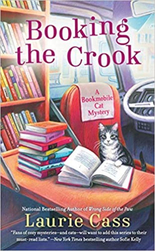 Book cover for "Booking the Crook" by Laurie Cass