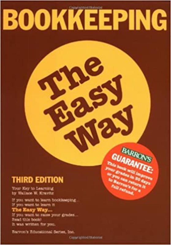 Book cover for "Bookkeeping the Easy Way" by Wallace W. Kravitz