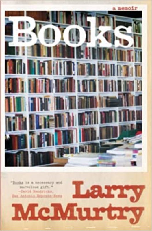 Book cover for "Books" by Larry McMurtry