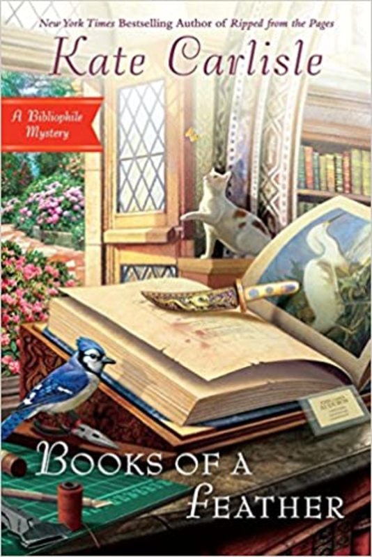 Book cover for "Books of a Feather" by Kate Carlisle