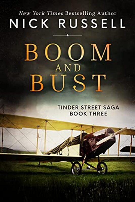 Book cover for "Boom And Bust" by Nick Russell