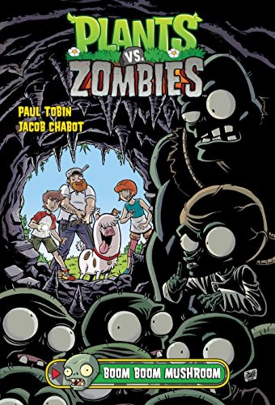 Book cover for "Boom Boom Mushroom" by Paul Tobin