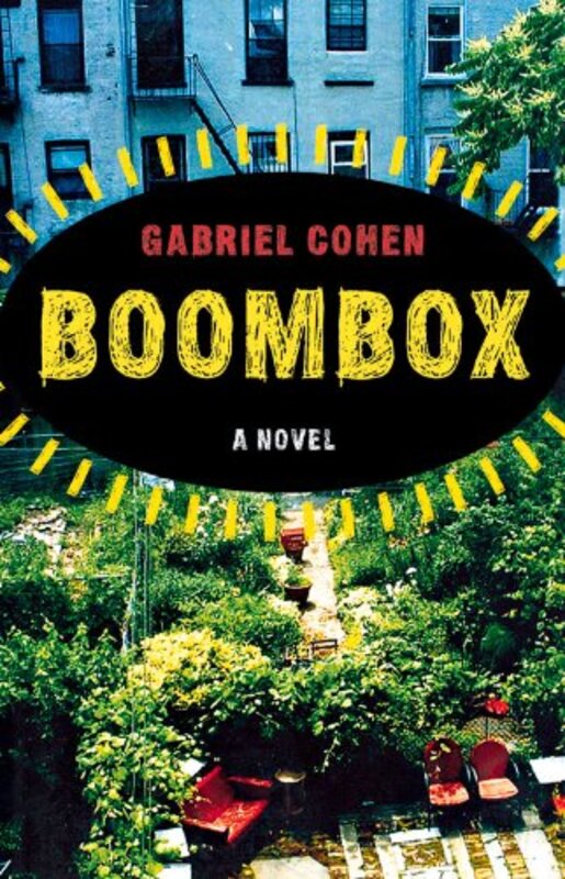 Book cover for "Boombox" by Gabriel Cohen