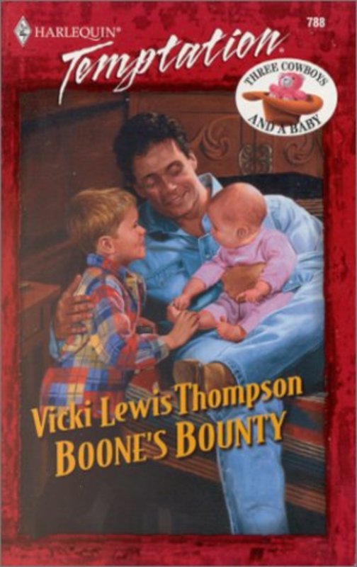Book cover for "Boone's Bounty" by Vicki Lewis Thompson