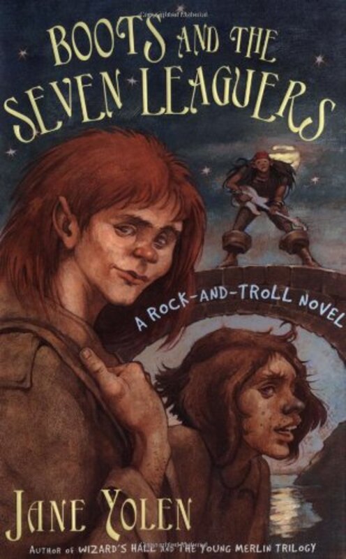 Book cover for "Boots and the Seven Leaguers" by Jane Yolen