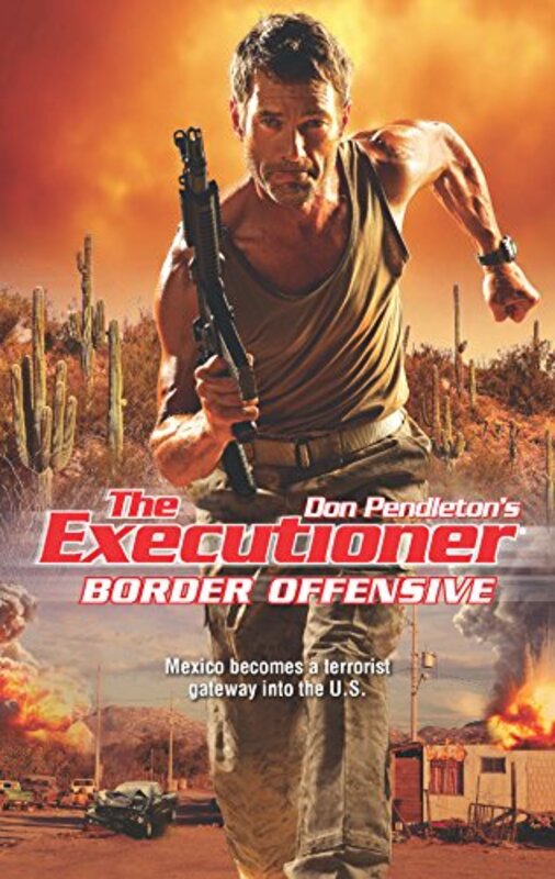 Book cover for "Border Offensive" by Don Pendleton