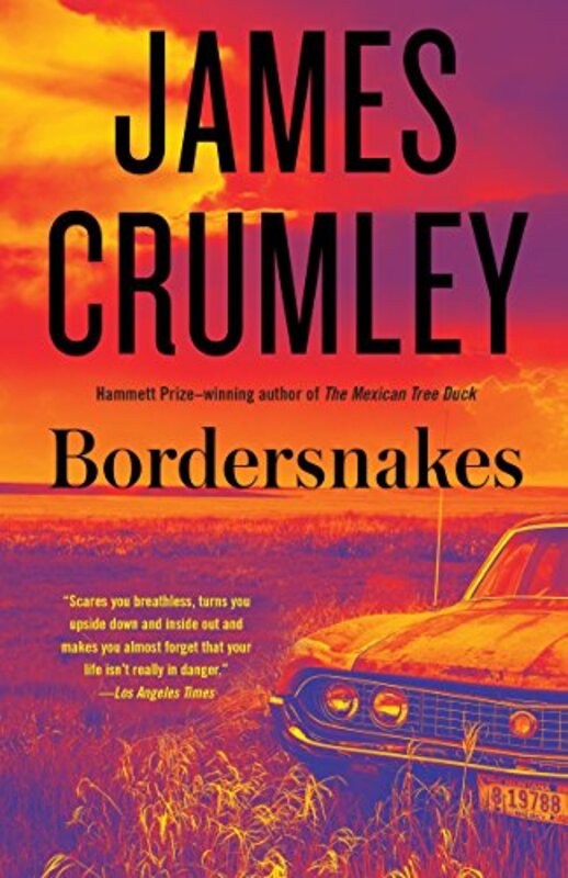 Book cover for "Bordersnakes" by James Crumley