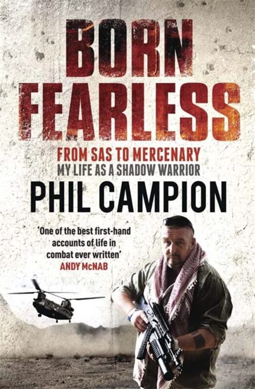 Book cover for "Born Fearless" by Phil Campion
