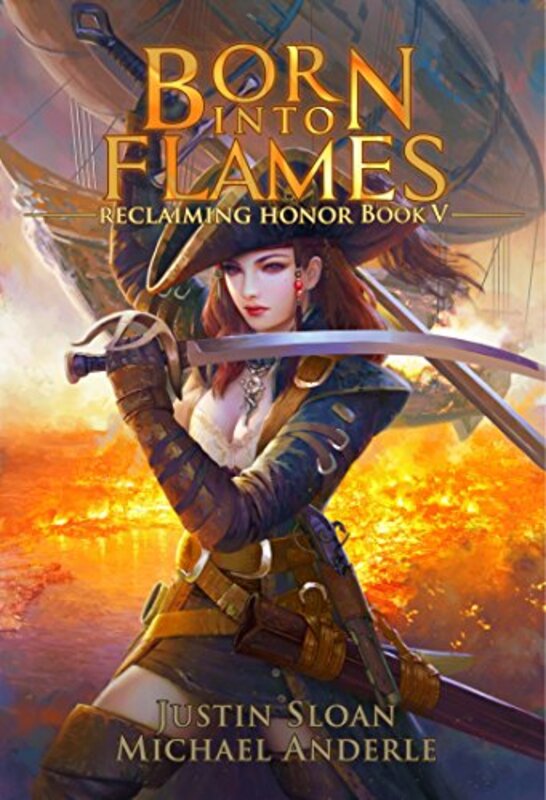 Book cover for "Born Into Flames" by Michael Anderle
