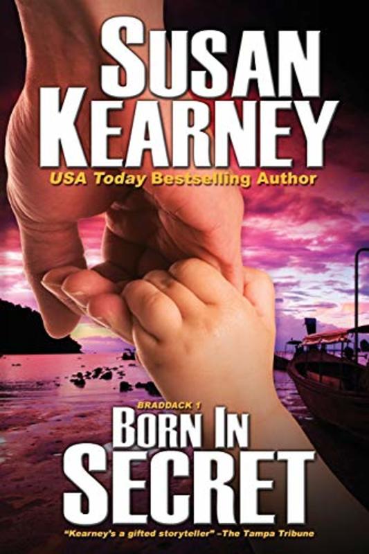 Book cover for "Born in Secret" by Susan Kearney