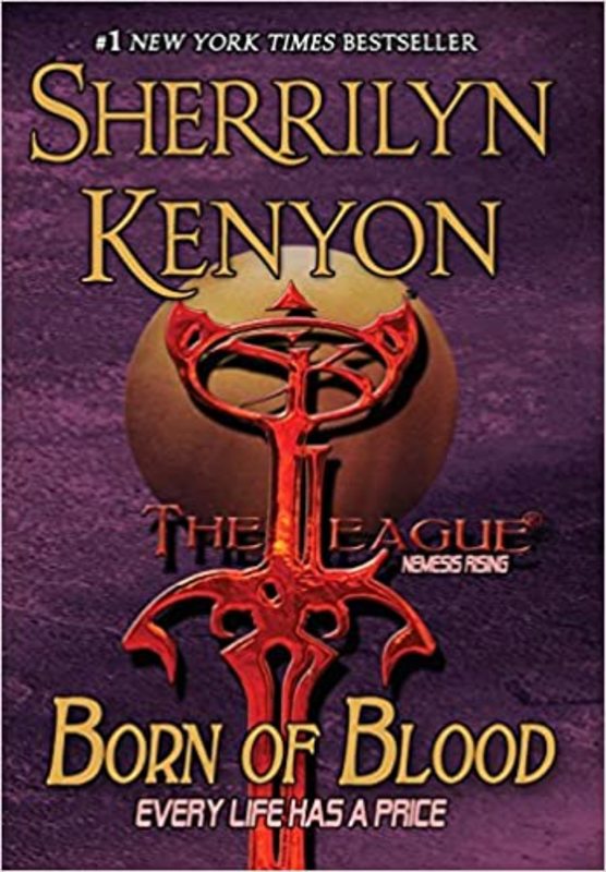 Book cover for "Born of Blood" by Sherrilyn Kenyon