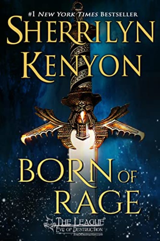 Book cover for "Born of Rage" by Sherrilyn Kenyon
