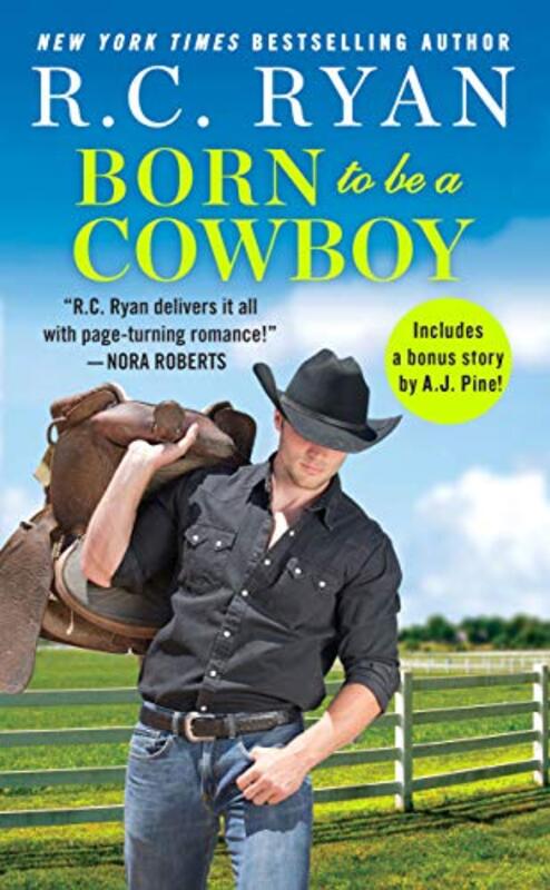 Book cover for "Born to Be a Cowboy" by Ruth Langan